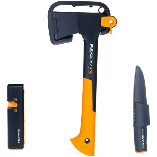 Набор FISKARS Fireplace set черный/оранжевый fiskars точилка для топоров и ножей solid 1 026 797