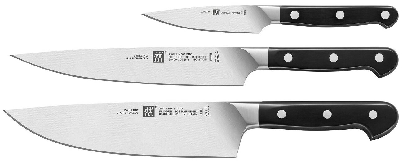 Набор ножей 3 пр. ZWILLING Pro