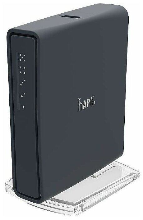 Беспроводной маршрутизатор MikroTik hAP AC lite TC 802.11acbgn 5 ГГц 2.4 ГГц 4xLAN черный RB952Ui-5ac2nD-TC - фото №1