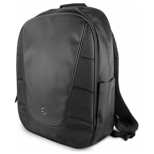 фото Рюкзак mercedes для ноутбуков 15' computer backpack black/black piping mercedes-benz