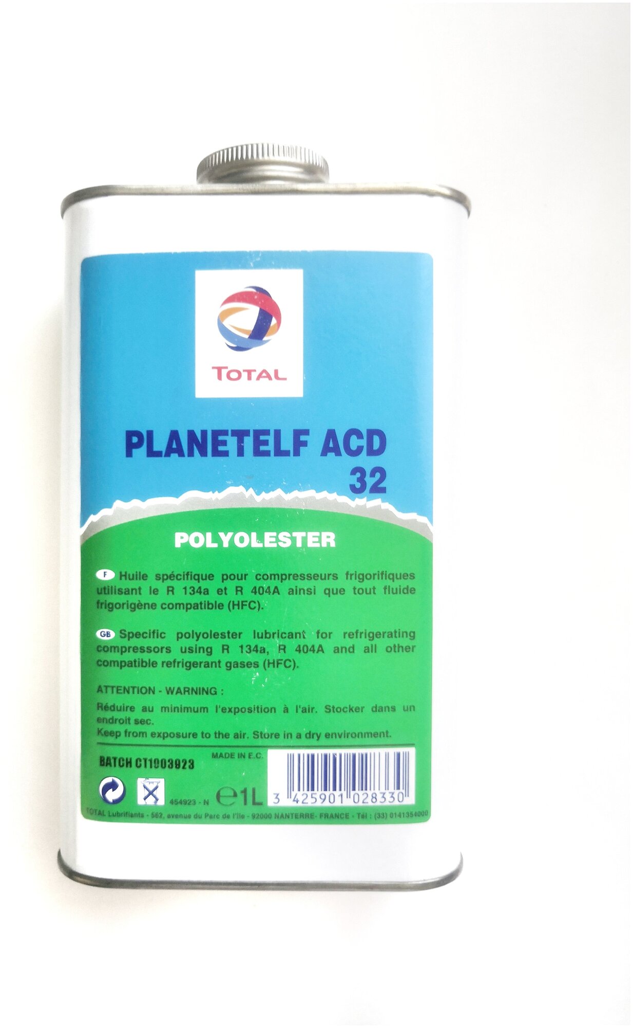 TOTAL Масло компрессорное синтетическое Planetelf ACD 32 1л