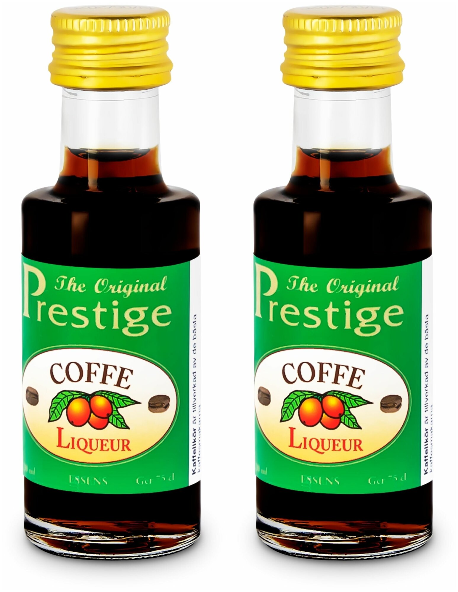 Эссенция для самогона или выпечки десерта Prestige "Coffee Liqueur" ароматизатор пищевой "Кофейный ликер" 20 мл * 2 шт