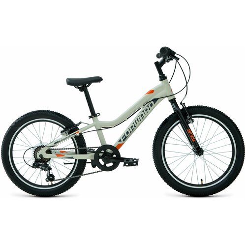 Детский велосипед FORWARD Twister 20 10 2021 рост 10 серыйоранжевый 1799000₽