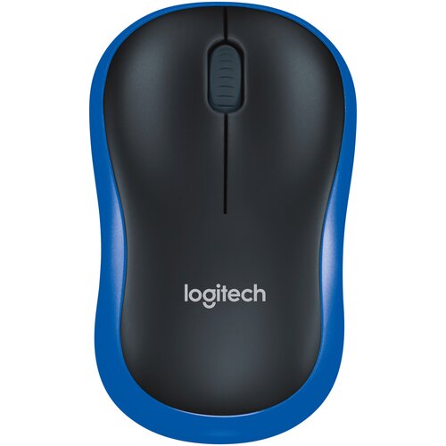 Беспроводная компактная мышь Logitech Wireless Mouse M185, синий logitech m185 wireless mouse