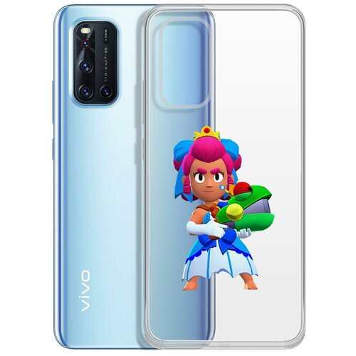 фото Чехол-накладка clear case brawl stars-принцесса шелли для vivo v19 krutoff group