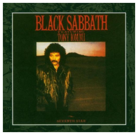 Компакт-Диски, Sanctuary Midline, BLACK SABBATH FEATURING TONY IOMMI - Seventh Star (CD)