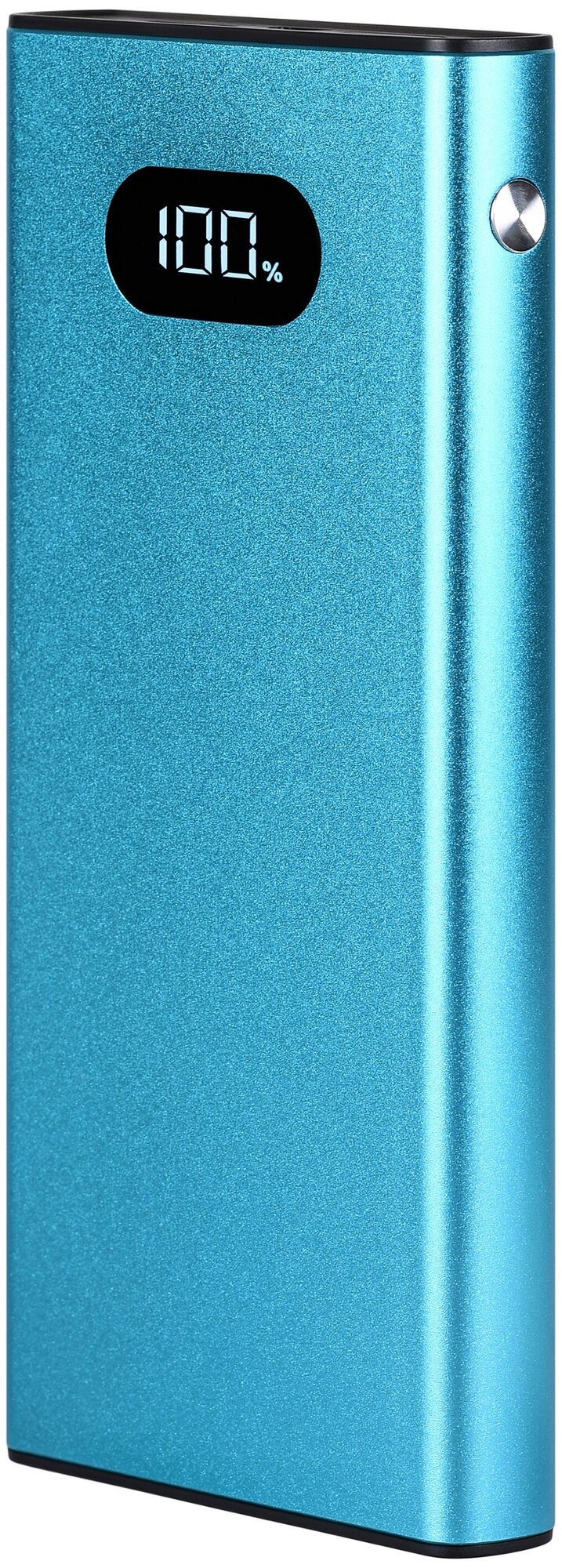 Внешний аккумулятор TFN АКБ 10000mAh Blaze LCD PD/голубой