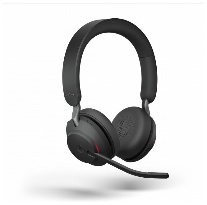 Гарнитура JABRA Evolve2 65 Link380a MS, для компьютера, накладные, bluetooth, черный [26599-999-999]