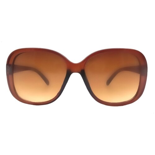 Солнцезащитные очки Chivegres, бабочка, оправа: пластик, ударопрочные, складные, устойчивые к появлению царапин, с защитой от УФ, для женщин, черный