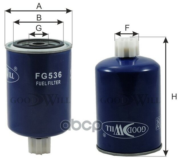 Фильтр Топливный Goodwill арт. FG536