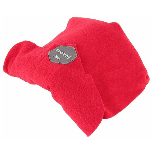 фото Подушка - шарф для путешествий с поддержкой шеи (красная) люблю дарить