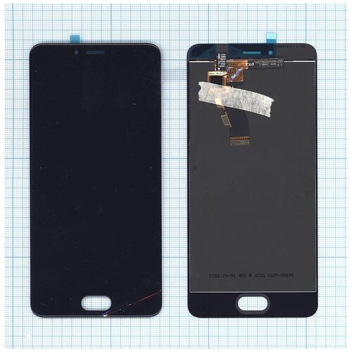 дисплей для meizu m3s m3s mini в сборе с тачскрином черный Дисплей для Meizu M3S / M3S mini черный