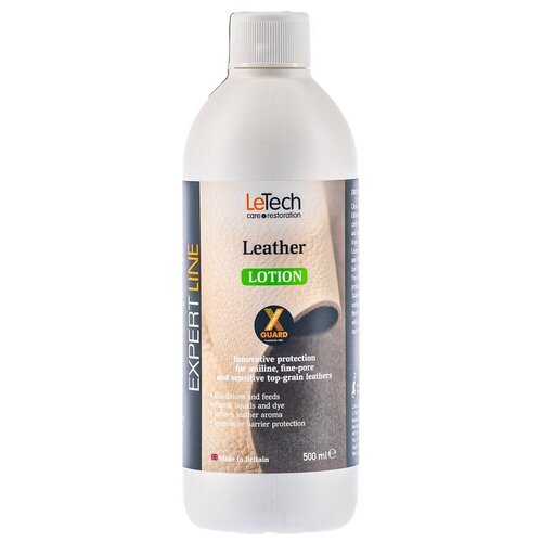 Защитный лосьон для кожи LeTech Leather Lotion X-GUARD, 500мл