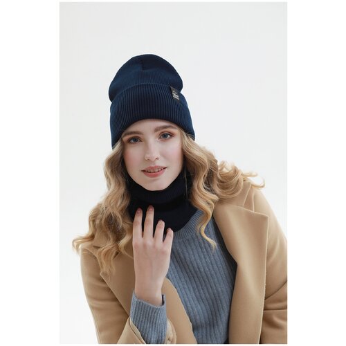 фото Комплект шапка и шарф женский россия