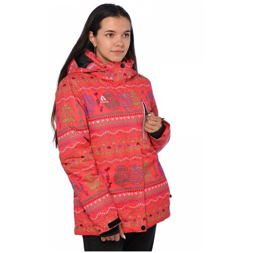 фото Горнолыжная куртка женская azimuth 15223 размер 44, красный
