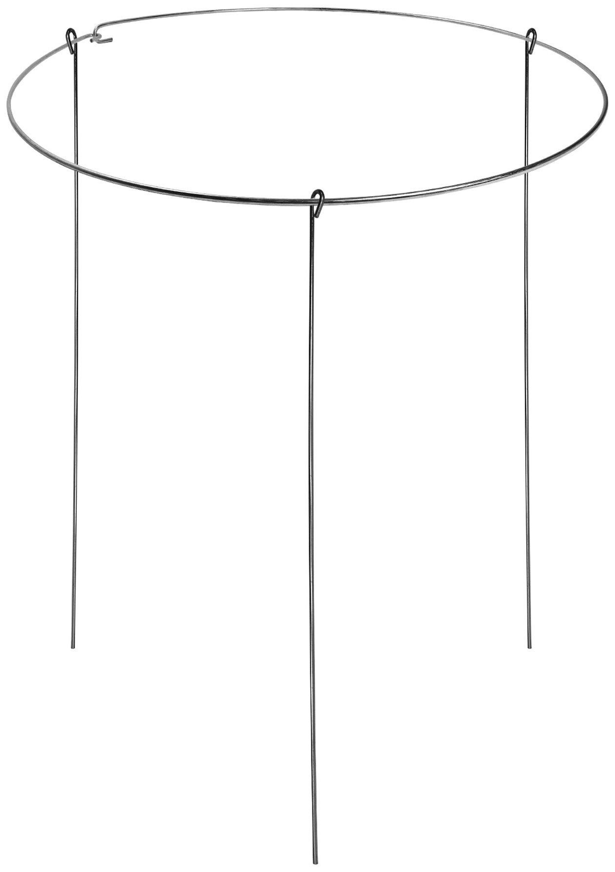 Кустодержатель стальной оцинкованный, круглый (500*700 мм) МастерПласт. (Комплект 3 шт) - фотография № 2