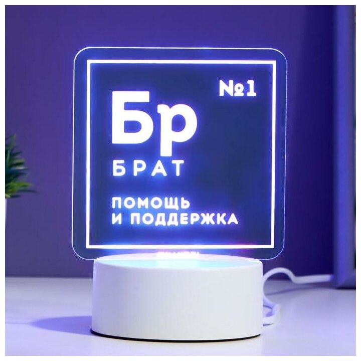 --- Светильник "Брат" LED RGB от сети - фотография № 3