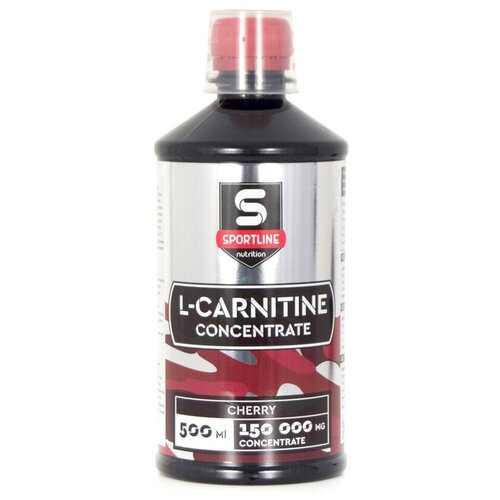 L-Карнитин SportLine Concentrate, вишня, спортивное питание, 500 мл 2sn l карнитин concentrate 120000 1000 мл вишня