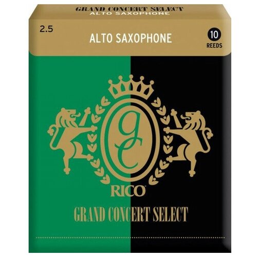 Трости для саксофона альт Rico RGC10ASX250 Grand Concert Select трости для саксофона альт rico djr1040