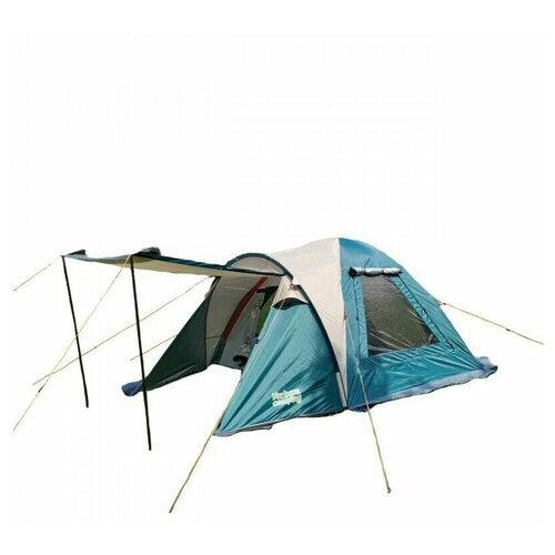 фото Палатка 4 местная, палатка с тамбуром, палатка туристическая кемпинговая, 2 входа, 1 комната, тамбур с навесом danyang outdoor supplies