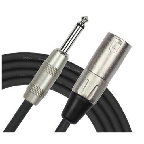 Кабель микрофонный Kirlin MP-482PR/3m/BK kirlin mp 483pr 10m кабель соединительный 10 метров xlr male 1 4 trs plug