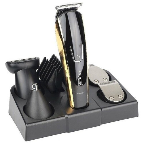 Профессиональный триммер для бороды и усов 15в1 Cronier CR-865 Машинка для стрижки волос CR-865 15в1 153000₽