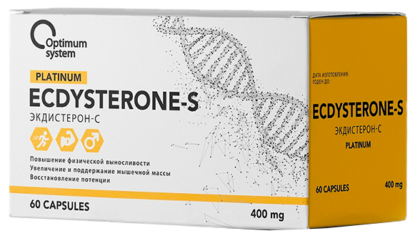 Экдистерон Optimum System Platinum Ecdysterone-S 60 капсул