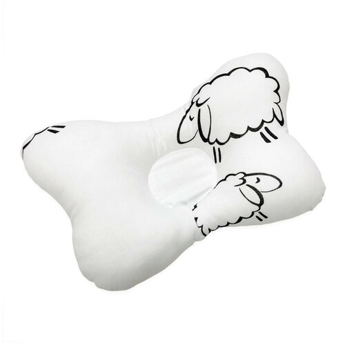 Детская подушка для новорожденных, анатомическая подушка для малышей, BabyGood 17x27 см Хлопок 100 %