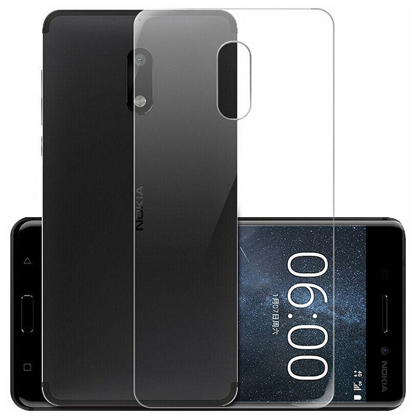 Чехол панель-накладка MyPads для Nokia 6 (2018)/ Nokia 6.1 ультра-тонкая полимерная из мягкого качественного силикона прозрачная