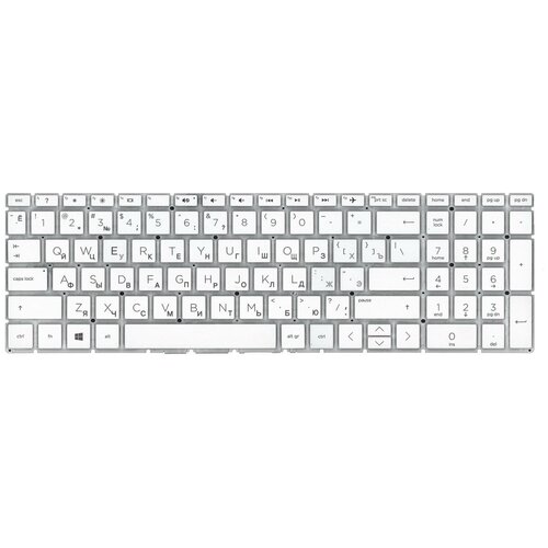 Клавиатура для ноутбука HP 15-db000 белая 1338₽