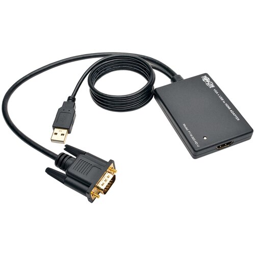 Tripplite Переходник HDMI 1м Tripplite B119-003-UHD круглый черный