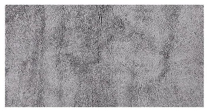 Ковер на пол с высоким ворсом 1 х 1.5 м / Коврик прикроватный SHAGGY серый - фотография № 1