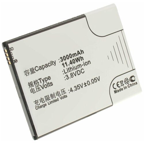 Аккумулятор iBatt iB-B1-M648 3000mAh для Huawei HB476387RBC, аккумулятор ibatt ib b1 m2384 3000mah для nubia zte li3829t44p6h806435