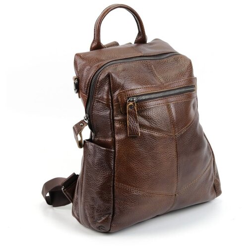 фото Кожаный рюкзак 9037 браун piove