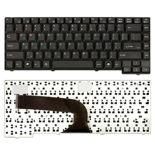 Клавиатура для ноутбука Asus Z94 A9T X50 X51 X58 черная 1059₽
