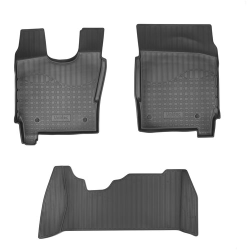 фото Коврики салона (полиуретан) iveco eurocargo iii 3d (2013) черный, npa01-c36-300 norplast