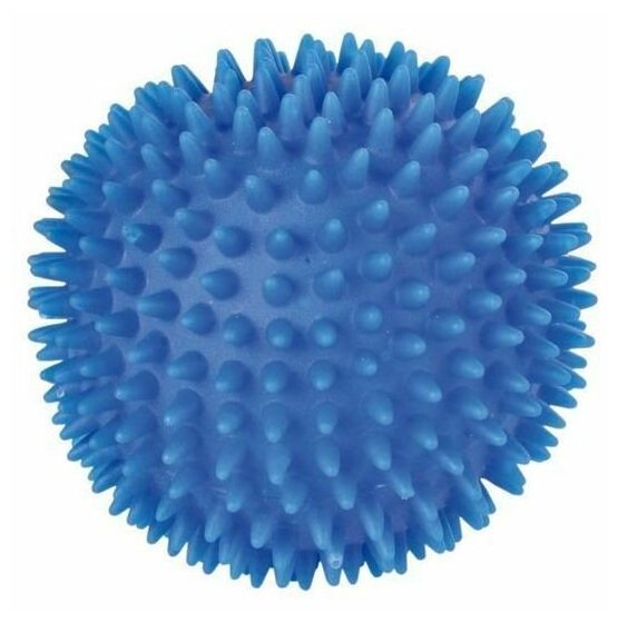 Trixie игрушка для собак Мяч игольчатый винил, зеленый 7,5 см - фотография № 1