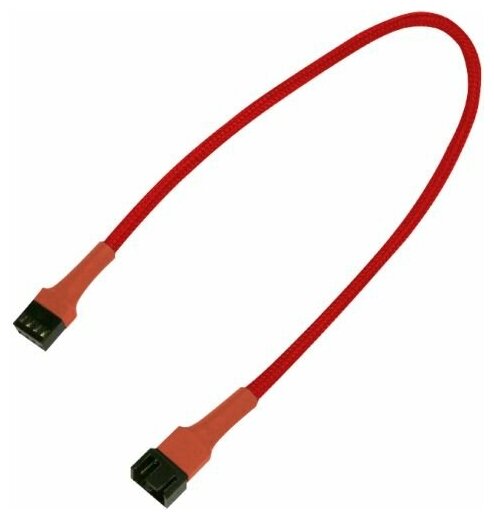 Аксессуар Удлинитель Nanoxia 4-pin PWM 30cm Red NXPWV30R