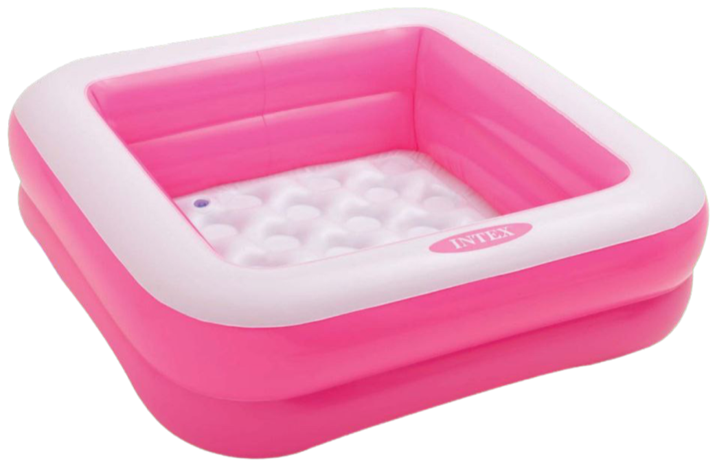 Надувной детский бассейн Intex 57100NP "Play Box" розовый (от 1 до 3 лет)