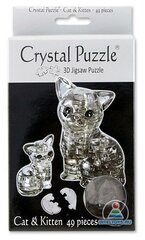 3D-головоломка Crystal Puzzle (Кристалл Пазл) «Кошка» (49 деталей)