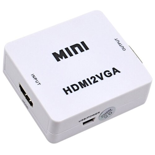 Конвертер PALMEXX HDMI - VGA+Audio+питание аксессуар palmexx hdmi vga audio px hdmi vga aud white