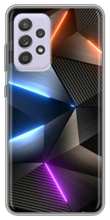 Дизайнерский силиконовый чехол для Samsung Galaxy A52 Яркие абстракции