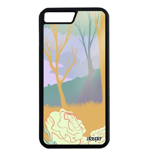 фото Дизайнерский чехол на смартфон // apple iphone 7 plus // "лесные розы" природа дерево, utaupia, цветной