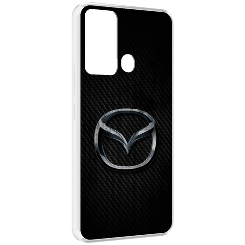 Чехол MyPads mazda мазда 1 женский для Infinix Hot 12i задняя-панель-накладка-бампер