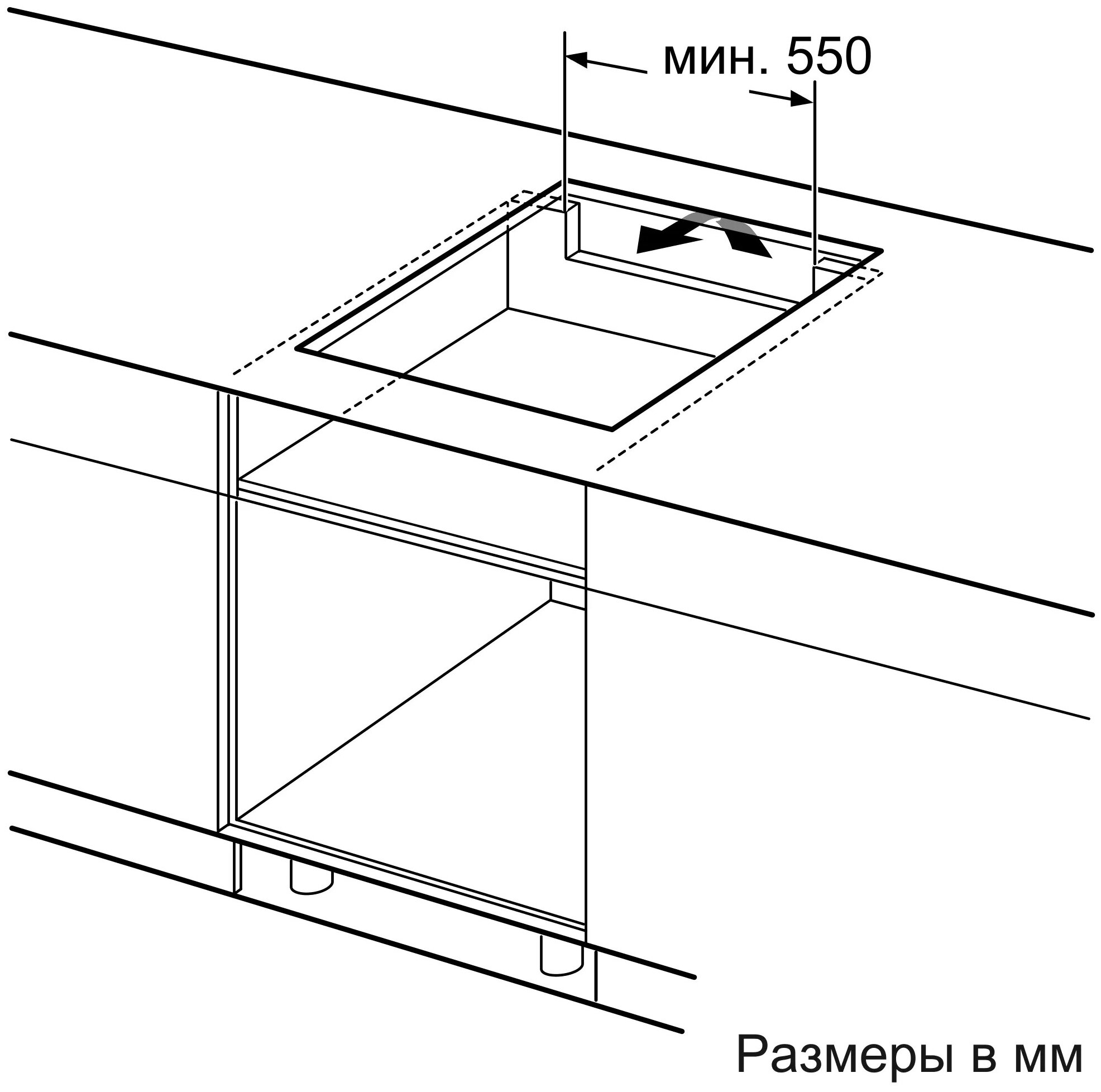 Индукционная варочная панель BOSCH PUC61KAA5E, черный - фото №3