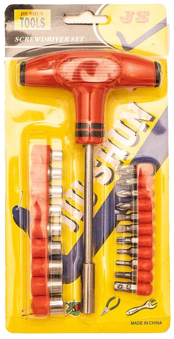 Инструменты для ремонта и строительства набор биты с головками 21 шт подарок для мужчин PANWORK