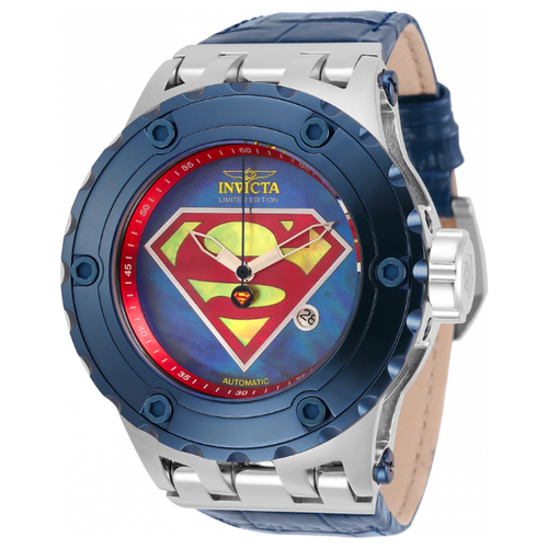 Часы мужские механика с автоподзаводом Invicta DC Comics Superman Auto 30113 золотистого цвета