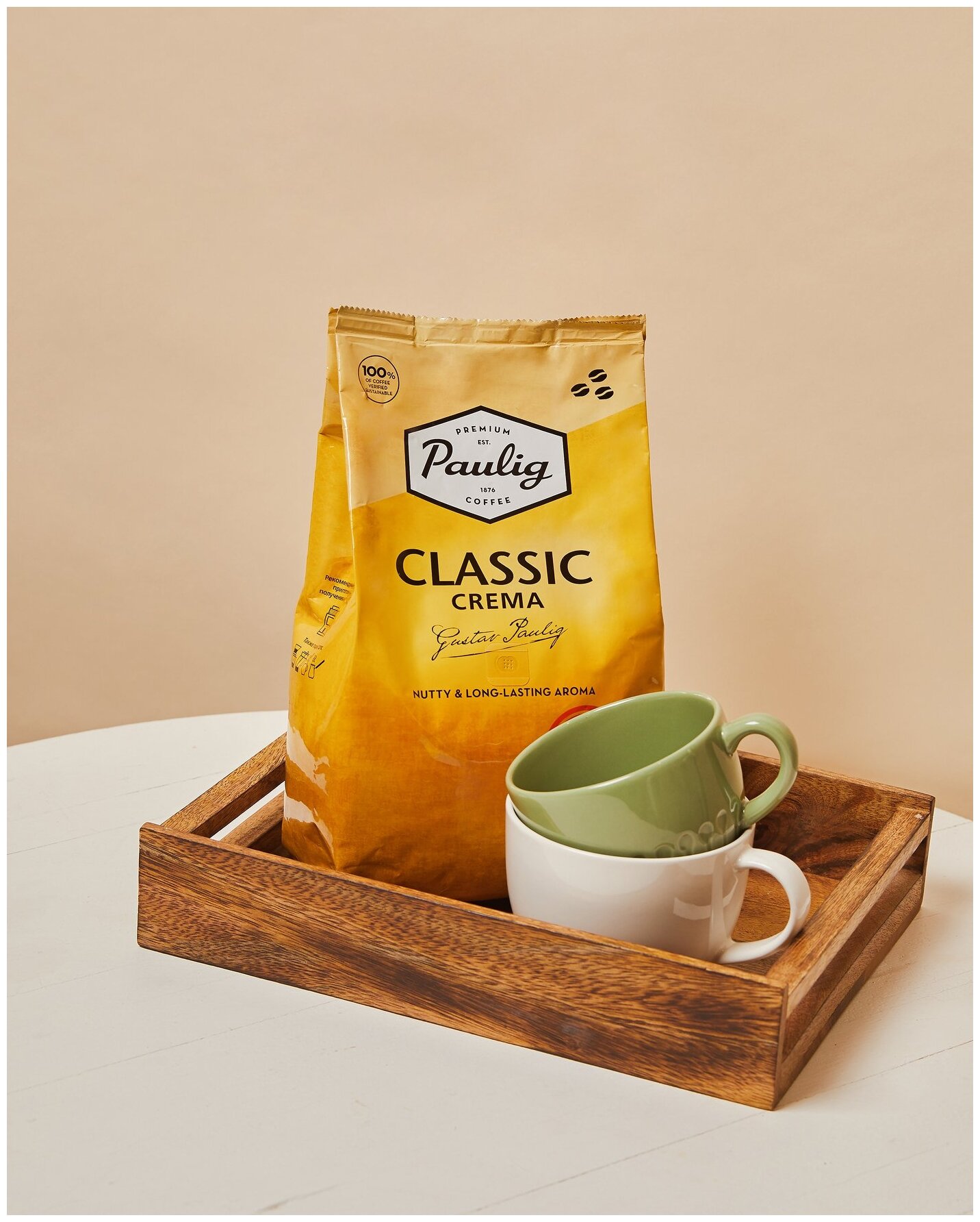 Кофе Paulig Classic Crema в зернах, 1кг - фото №18