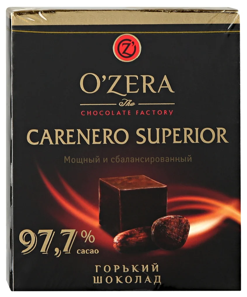 Шоколад O'Zera Carenero Superior горький 97.7%, порционный, 90 г, 12 шт. в уп., 6 уп. - фотография № 2