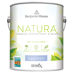 Краска акриловая Benjamin Moore Natura 513 Waterborne Interior Eggshell Finish для детской моющаяся яичная скорлупа - изображение